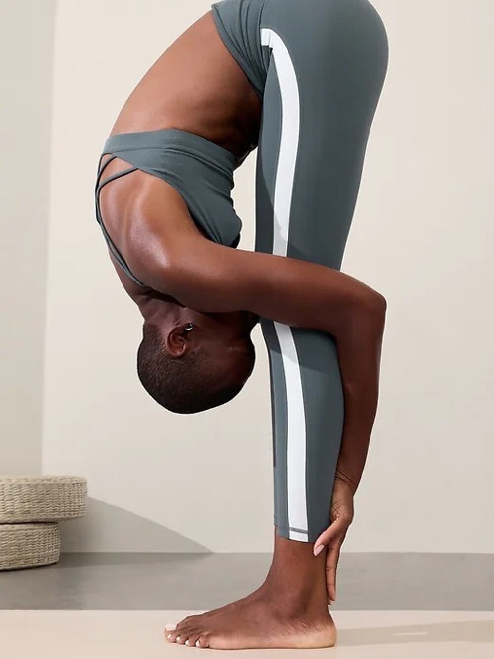 Athleta Elation Ultra High Rise Colorblock 7/8 Legging SIZE S #842712 Z0812H